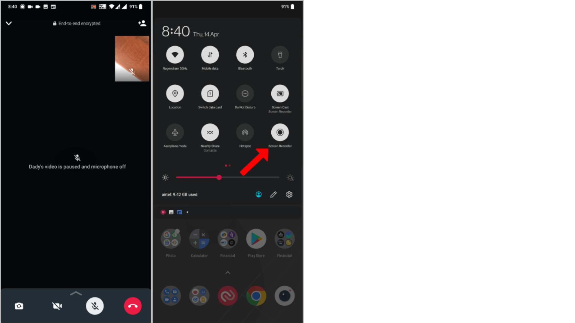step 2 record whatsapp calls on android