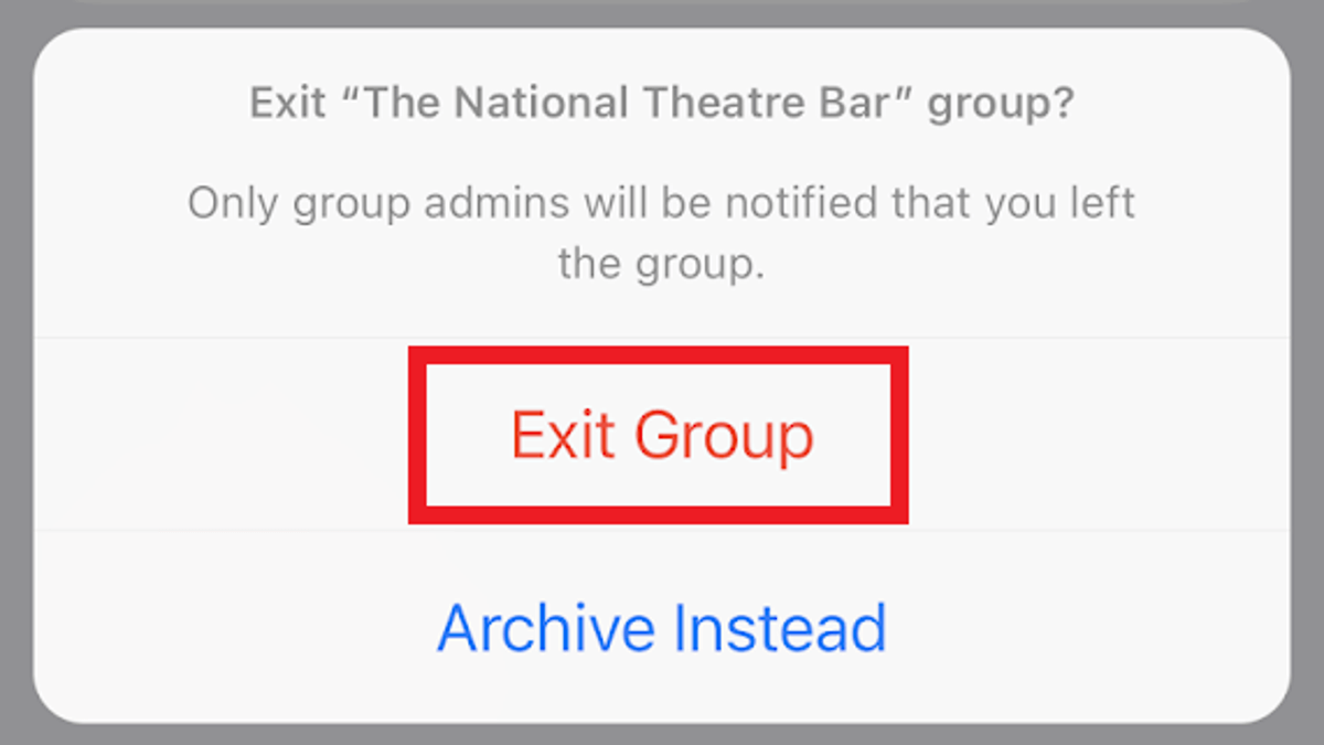 tap exit group again