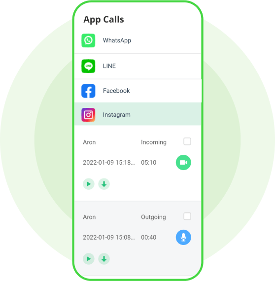 Social App Calls Recording