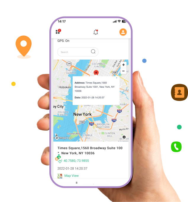 location tracker and geofence