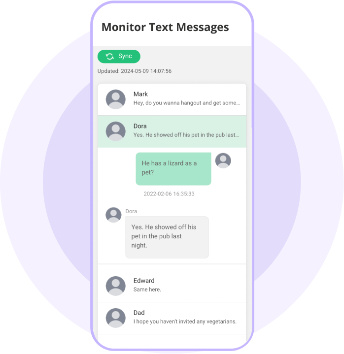 Monitor Text Messages