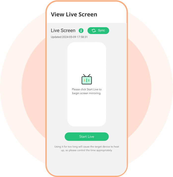 View Live Screen