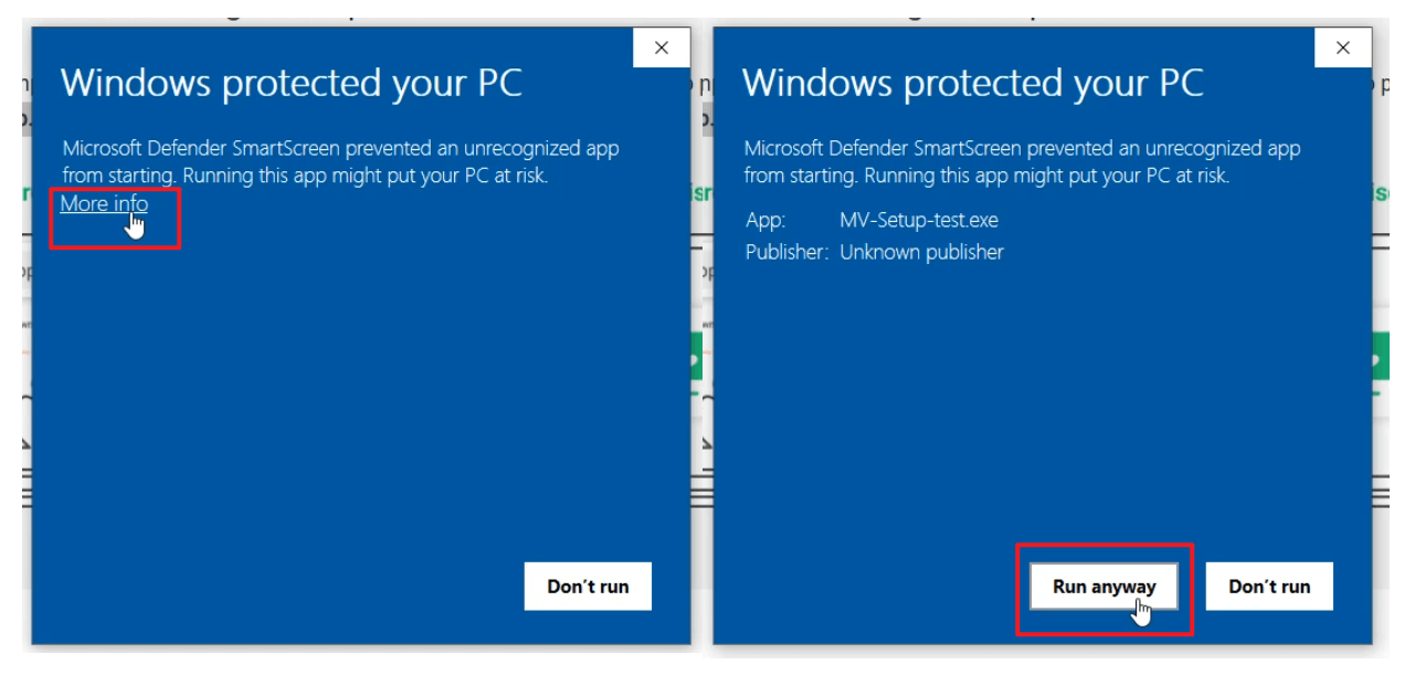 Windows protected your PC