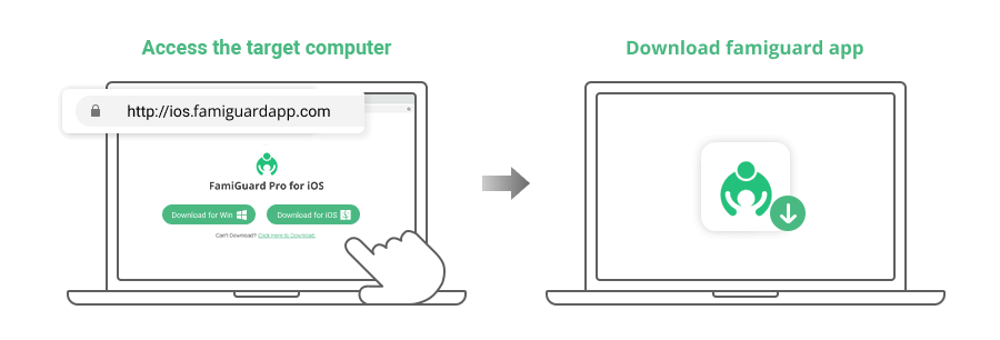 follow guide to set up famiguard pro