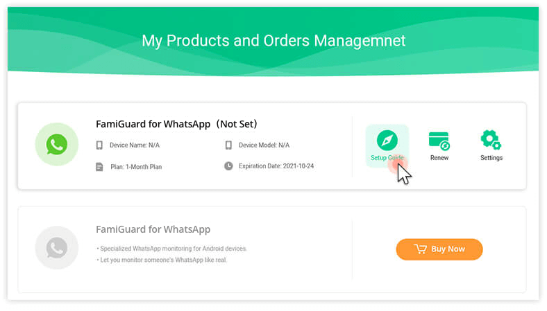 click whatsapp setup guide and follow instructions