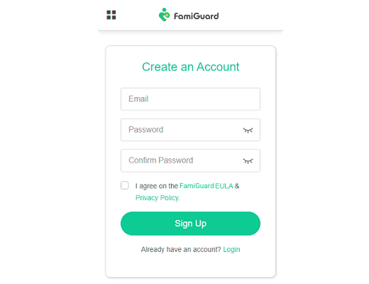 sign up famiguard for whatsapp and choose a plan