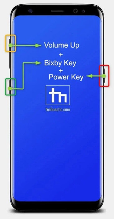 Samsung palautustilaan