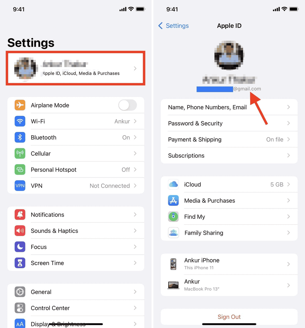 iPhone Apple ID