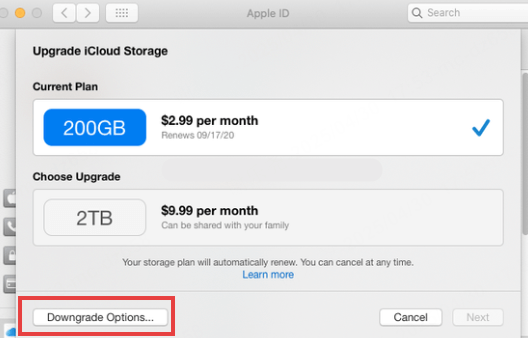 Vaihda iCloud+-suunnitelmaa Macissa
