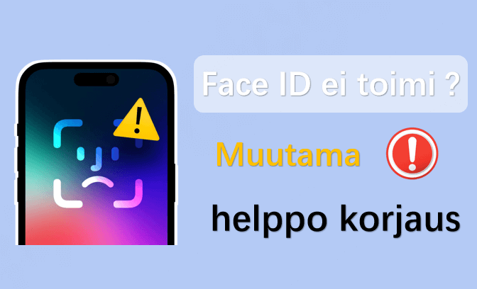 Kasvontunnistus ei toimi