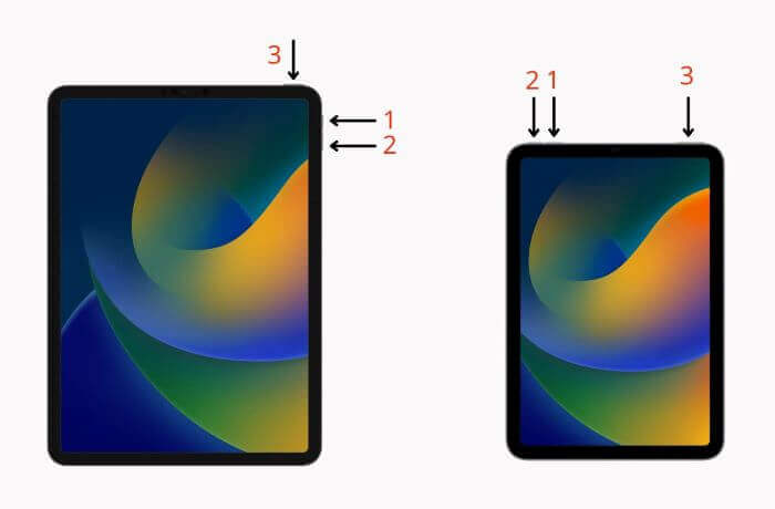 iPadin kova uudelleenkäynnistys face id:llä