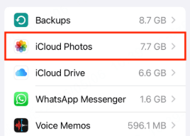 Valitse iCloud-kuvat