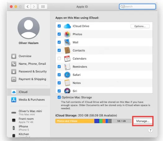 Hallitse iCloud+-suunnitelmaa Macissa