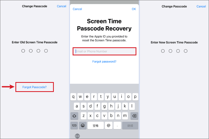 Screen Time SalasanaForgot Apple ID