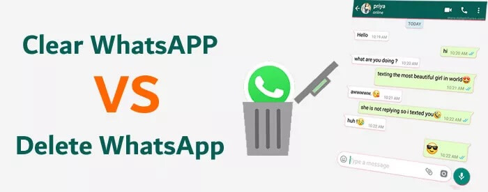 WhatsApp Tyhjennä chat vs. Poista chat: Chat Chat: Ero ja vertailu