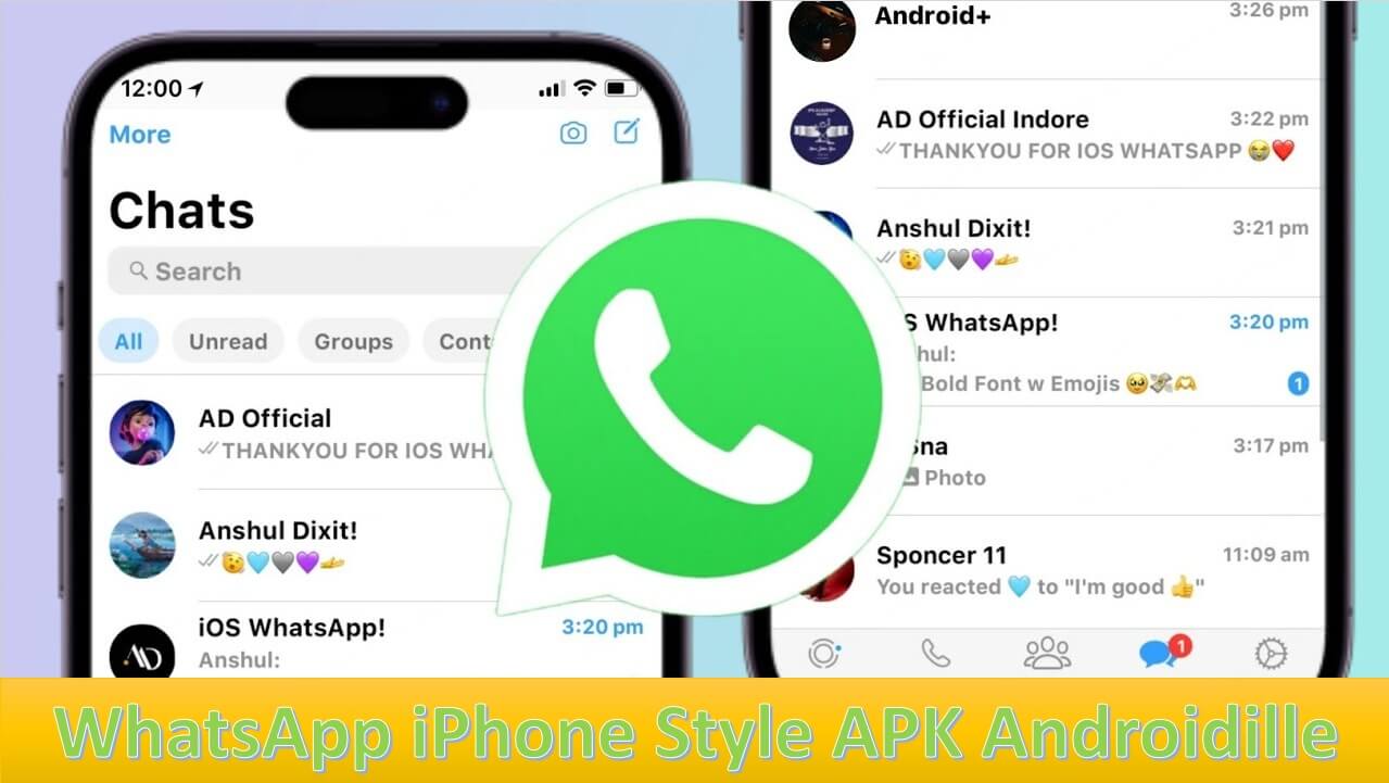 WhatsApp iPhone Style APK Androidille: Lataa ja täydellinen räätälöinti