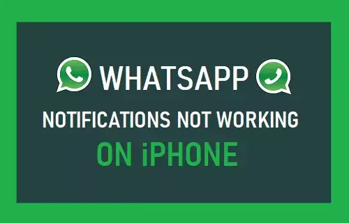 10 tapaa korjata WhatsApp-ilmoitukset, jotka eivät toimi iPhonessa