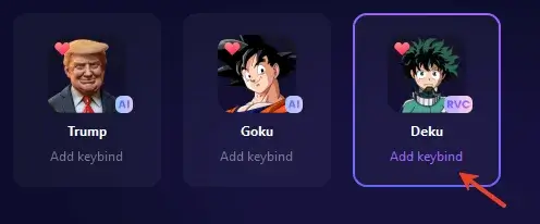 Deku keybind