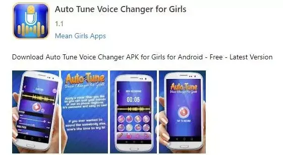 Auto Tune Voice Changer lataussivu