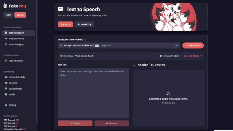  fakeyou tts voice generator