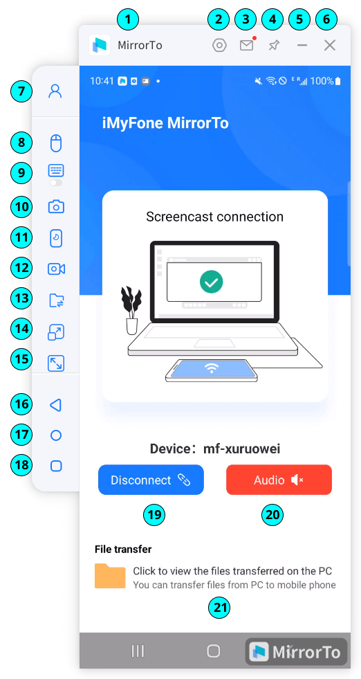 MirrorTo toiminnallinen käyttöönotto