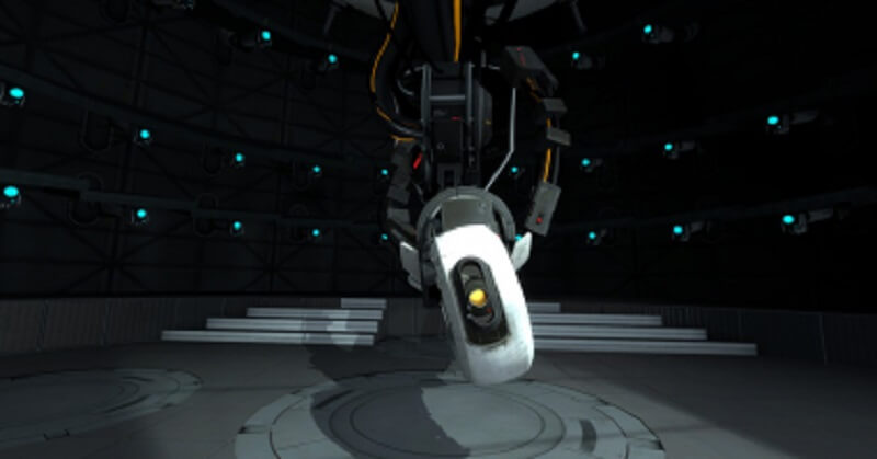 glados portal face