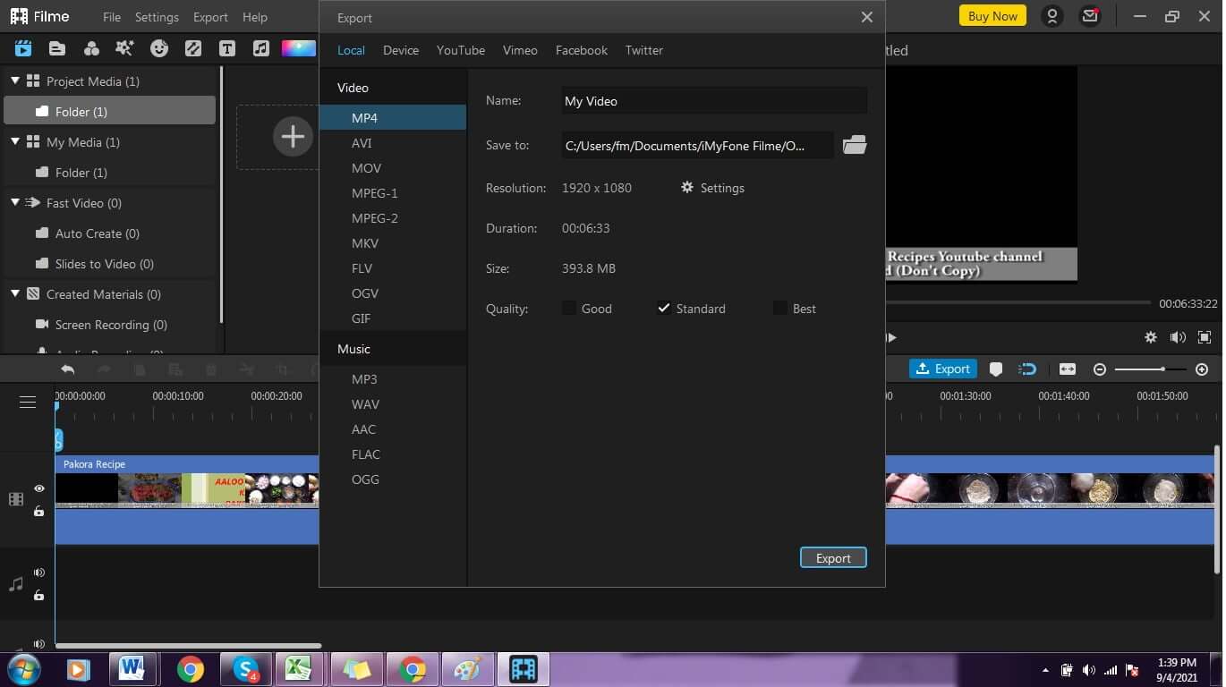 How-to-remove-audio-track-from-video-using-iMyfone-Filme-6