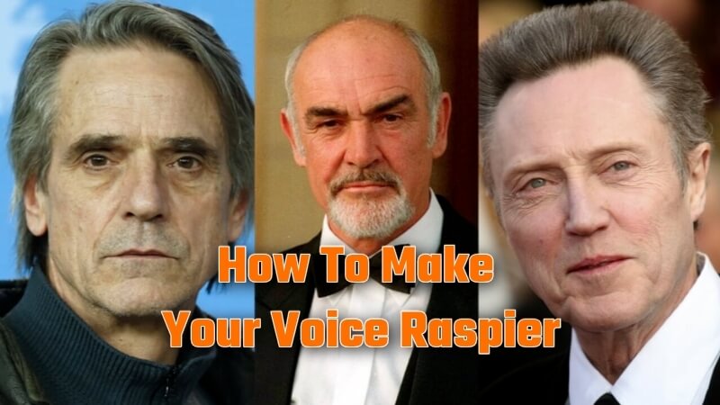 actors with raspy voice