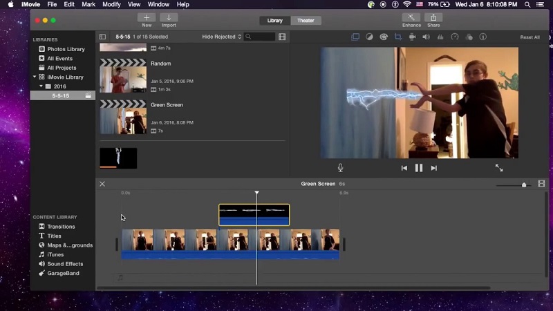 how to loop theme music on imovie on mac