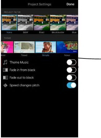 add audio to imovie on iphone