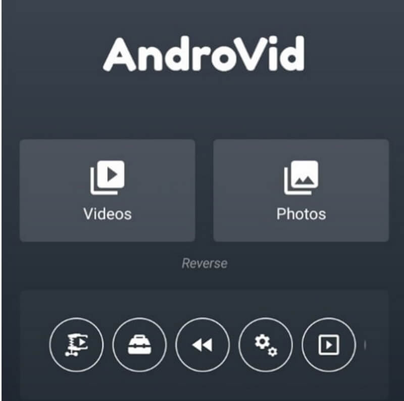 add video reverse androvid