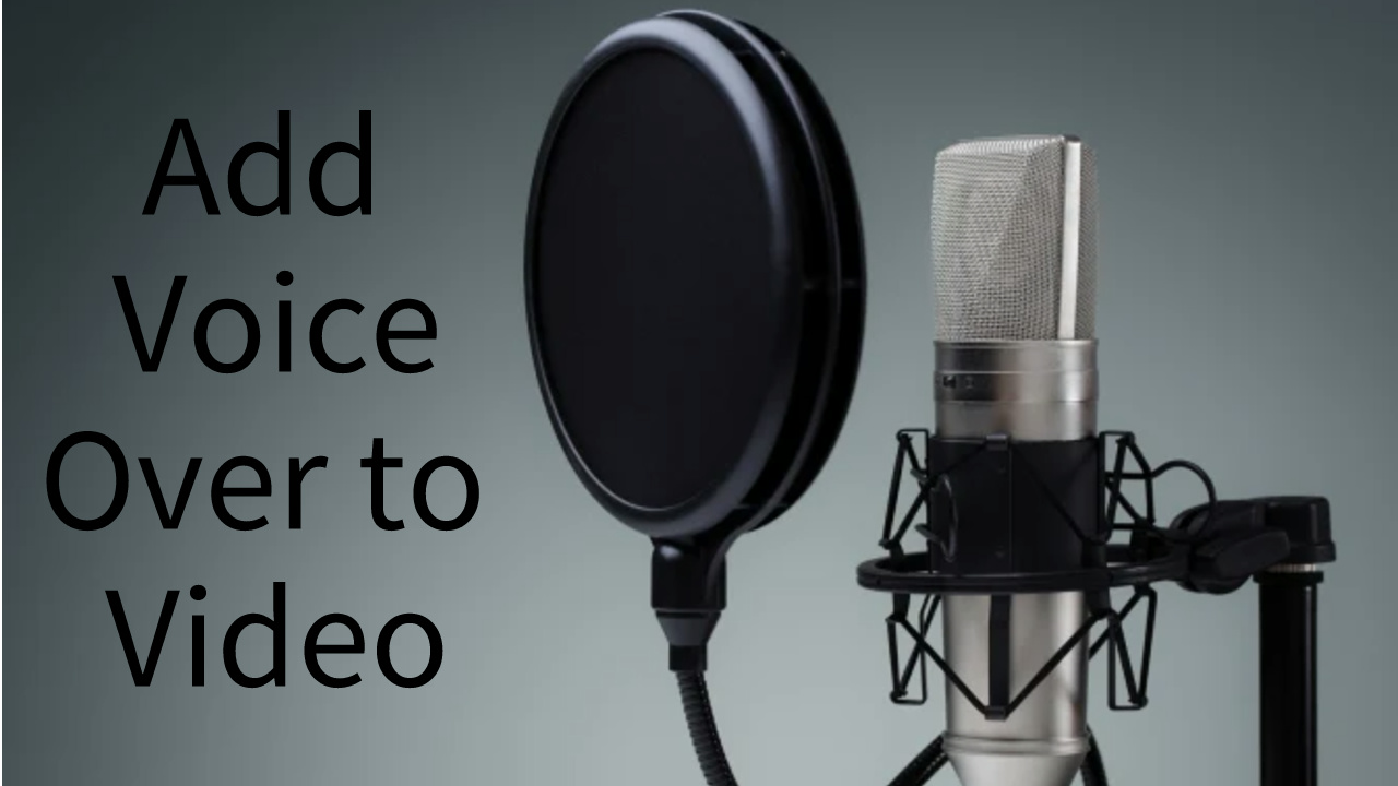 add voice over to video
