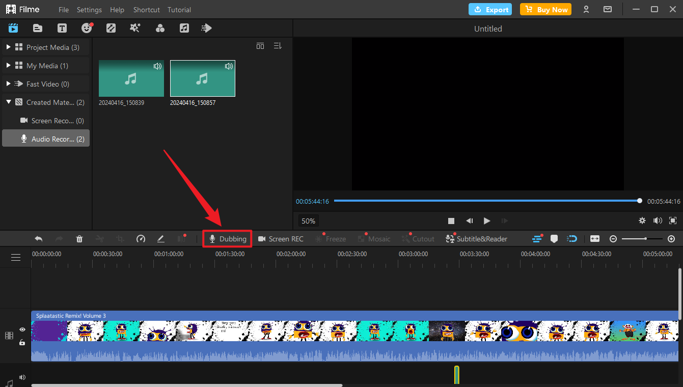 add voice to video with filme video editor