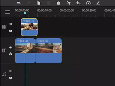 add media timeline in filme