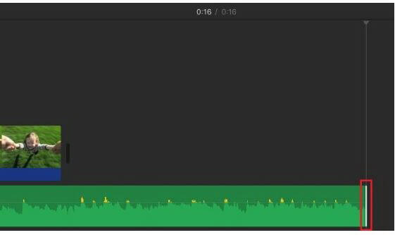 adjust audio track in imovie on mac