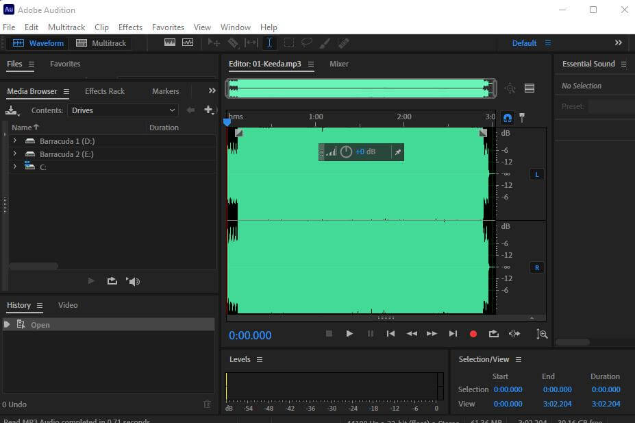 adobe audition change voice