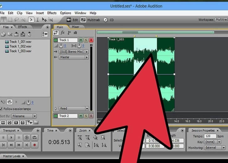 adobe audition recorder using step2