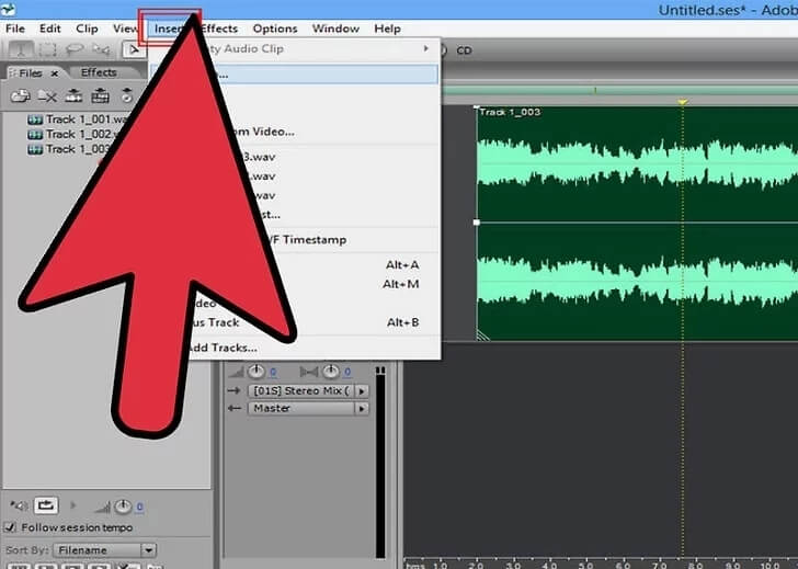 adobe audition recorder using step3