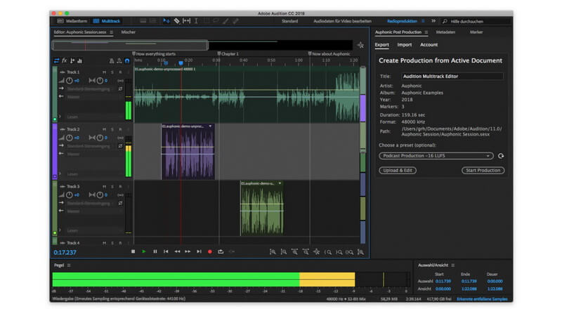 adobe audition streaming audio recorder