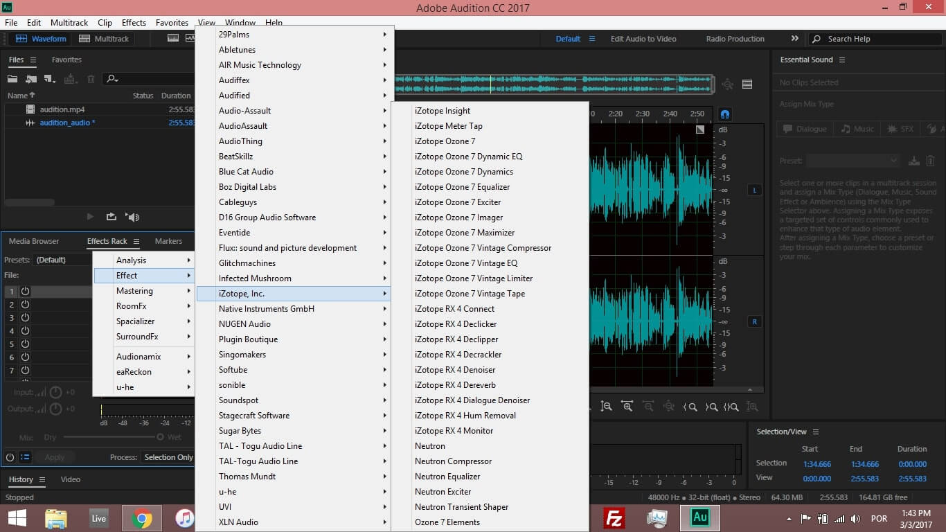 adobe audition voice effects