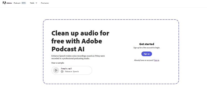 adobe podcast ai enhance speech