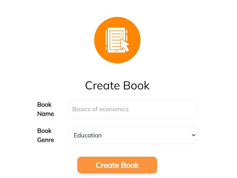 ai generate book step1