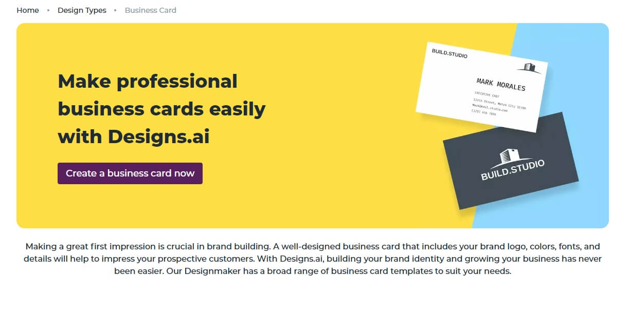 20 of the Best Business Card Designs [+ Free Business Card Generator] –  Site Title