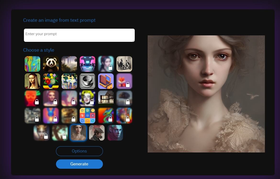 Generate AI Images using descriptions of each character from