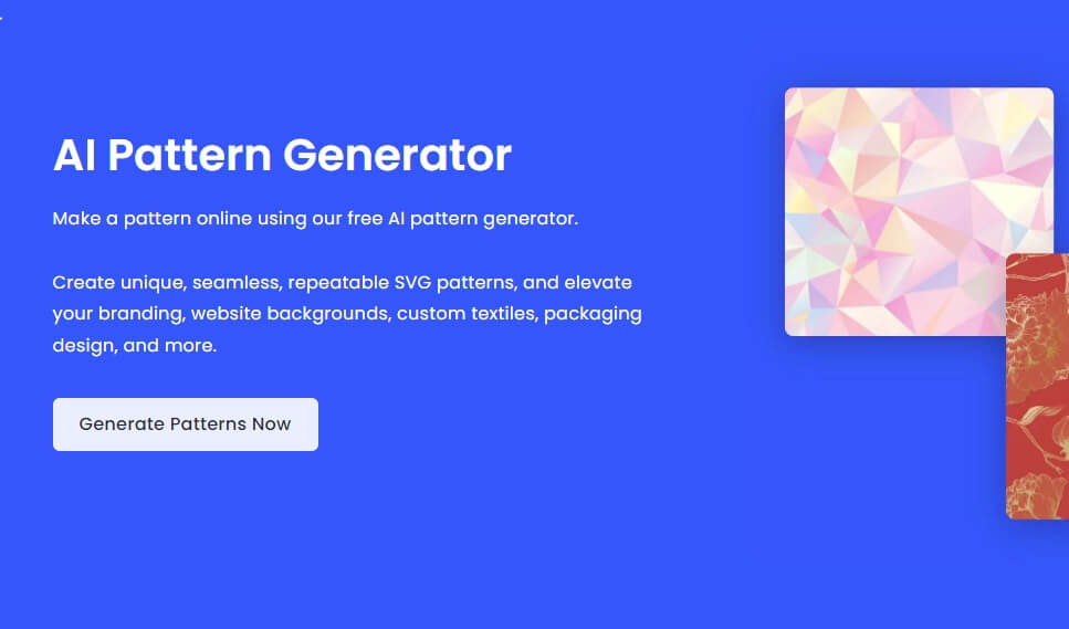 PatternedAI - Seamless Pattern Maker with Artificial Intelligence