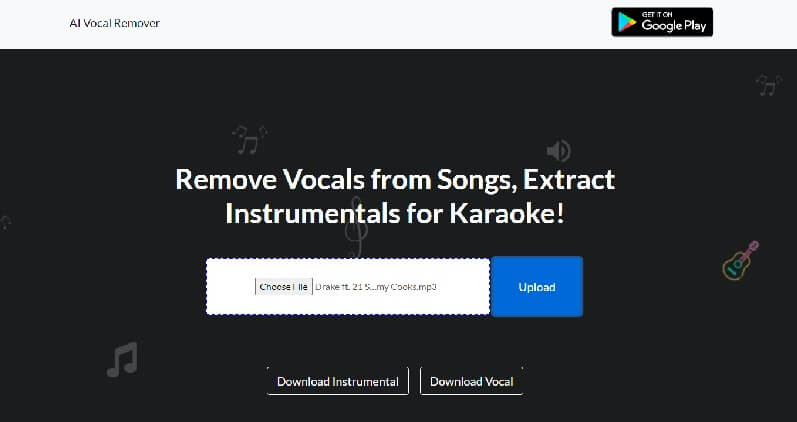 ai vocal remover