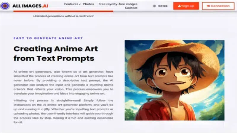 all image.ai ai anime art generator from text