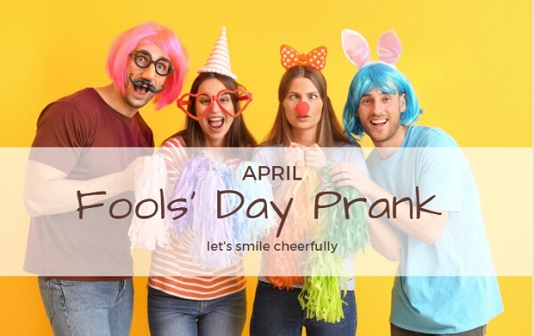 april fools day prank poster