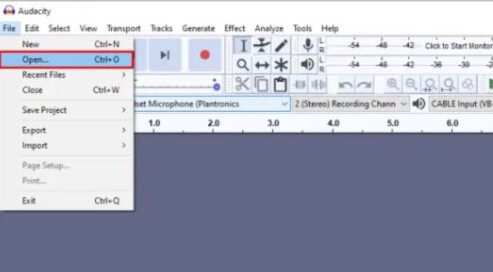 audacity remove reverb