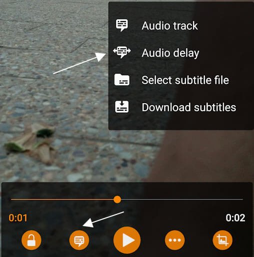 audio delay vlc